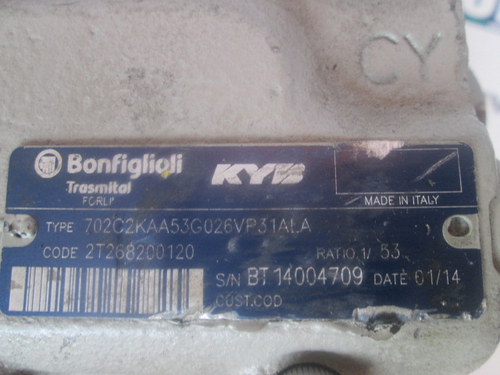 Bonfiglioli Gearmotor for Bobcat 325