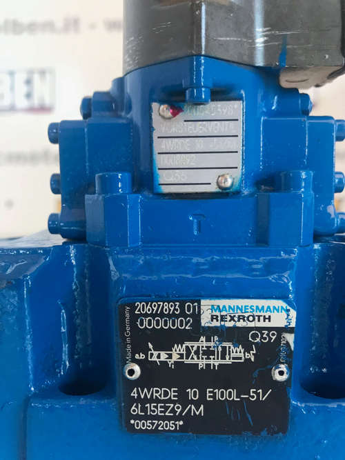Kolben Spedizione rapida Servovalvola Rexroth 4WRDE 10 100L-51 