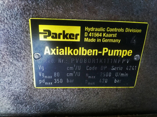 Pompa idraulica Parker PV080R1K1T1NF