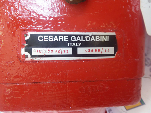 Motore idraulico Galdabini GTC/200 F2/13